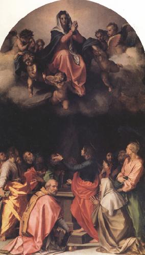 Andrea del Sarto Assumption of the Virgin (nn03) oil painting image